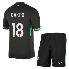 Camiseta de fútbol Liverpool Gakpo 18 Niño 2ª equipación 2024-25